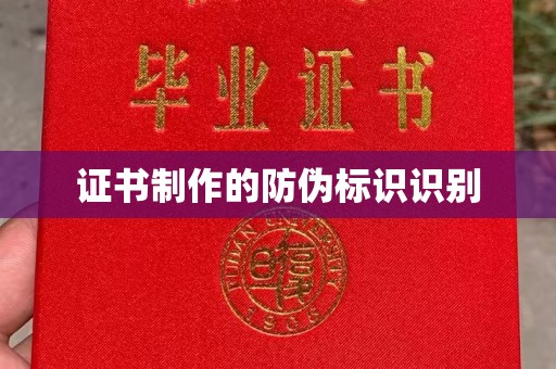 岳阳楼证书制作的防伪标识识别